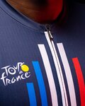 SANTINI jersey de manga corta - TOUR DE FRANCE 2022 - blanco/rojo/azul