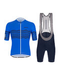 SANTINI maillot corto y pantalón corto - TONO PROFILO - azul