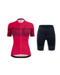 SANTINI maillot corto y pantalón corto - TONO PROFILO LADY - negro/rosa
