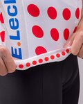 SANTINI jersey de manga corta - TOUR DE FRANCE 2024 - rojo/blanco
