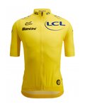 SANTINI jersey de manga corta - TOUR DE FRANCE 2024 - amarillo