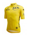 SANTINI jersey de manga corta - TOUR DE FRANCE 2024 - amarillo
