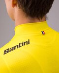 SANTINI jersey de manga corta - TOUR DE FRANCE 2024 - amarillo