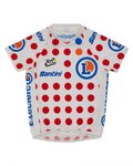 SANTINI jersey de manga corta - TOUR DE FRANCE 2024 - rojo/blanco