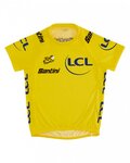 SANTINI jersey de manga corta - TOUR DE FRANCE 2024 - amarillo