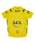 SANTINI jersey de manga corta - TOUR DE FRANCE 2024 - amarillo