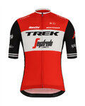 SANTINI jersey de manga corta - TREK 2019 BLEND - rojo/blanco/negro