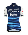 SANTINI jersey de manga corta - TREK 2019 BLEND LADY - azul/blanco