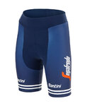 SANTINI pantalones cortos sin tirantes - TREK 2020 LADY - azul