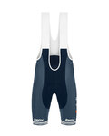 SANTINI pantalones cortos de tirantes - TREK SEGAFREDO 2020 - azul