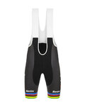 SANTINI pantalones cortos de tirantes - TREK SEGAFREDO 2020 - multicolor/negro