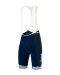 SANTINI pantalones cortos de tirantes - TREK SEGAFREDO 2020 - azul