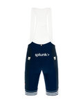 SANTINI pantalones cortos de tirantes - TREK SEGAFREDO 2020 - azul