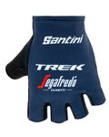 SANTINI guantes de dedos cortos - TREK SEGAFREDO 2021 - azul