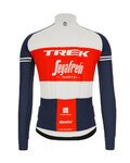 SANTINI chaqueta cortaviento - TREK SEGAFREDO 2020 - azul/rojo/blanco