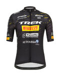 SANTINI jersey de manga corta - TREK PIRELLI MTB 20 - negro/blanco/amarillo