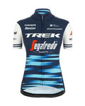 SANTINI jersey de manga corta - TREK 2020 LADY - blanco/azul