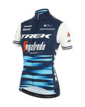 SANTINI jersey de manga corta - TREK 2020 LADY - blanco/azul