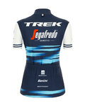 SANTINI jersey de manga corta - TREK 2020 LADY - blanco/azul
