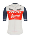 SANTINI jersey de manga corta - TREK SEGAFREDO 2020 - blanco/azul/rojo