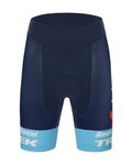 SANTINI pantalones cortos sin tirantes - TREK SEGAFREDO 2022 LADY FAN LINE - azul
