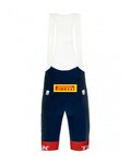 SANTINI pantalones cortos de tirantes - TREK SEGAFREDO 2022 ORIGINAL - rojo/azul