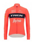 SANTINI maillot de invierno de manga larga - TREK SEGAFREDO 2022 WINTER - rosa
