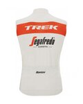 SANTINI chaleco - TREK SEGAFREDO 2022 - blanco/rojo