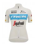 SANTINI jersey de manga corta - TREK SEGAFREDO 2022 LADY FAN LINE - azul/blanco