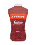 SANTINI chaleco - TREK SEGAFREDO 2023 - blanco/rojo