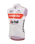 SANTINI chaleco - TREK SEGAFREDO 2023 - blanco/rojo