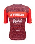 SANTINI jersey de manga corta - TREK SEGAFREDO 2023 FAN LINE - rojo/blanco