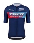 SANTINI jersey de manga corta - TREK 2023 FACTORY RACING - azul