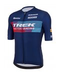 SANTINI jersey de manga corta - TREK 2023 FACTORY RACING - azul