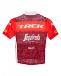 SANTINI jersey de manga corta - TREK 2023 KIDS - rojo/blanco