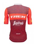 SANTINI jersey de manga corta - TREK SEGAFREDO 2023 ORIGINAL - rojo/blanco