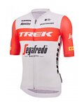 SANTINI jersey de manga corta - TREK SEGAFREDO 2023 ORIGINAL - rojo/blanco