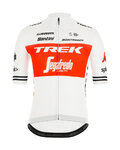 SANTINI jersey de manga corta - TREK 2019 BLEND - blanco/rojo