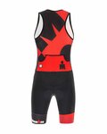 SANTINI monos - X IRONMAN CUPIO - negro/rojo