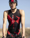 SANTINI monos - X IRONMAN CUPIO - negro/rojo