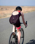 SANTINI monos - X IRONMAN LADY CUPIO - rosa/granate
