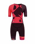 SANTINI monos - X IRONMAN CUPIO LADY - rosa/granate