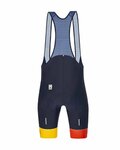 SANTINI pantalones cortos de tirantes - NIBALI SQUALO - azul