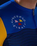 SANTINI jersey de manga corta - NIBALI SQUALO - rojo/azul/amarillo