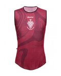 SANTINI camiseta sin mangas - TOUR DE FRANCE 2023 - granate
