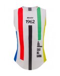 SANTINI camiseta sin mangas - UCI SALO' DEL GARDA 1962 - arcoíris/blanco