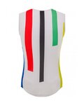 SANTINI camiseta sin mangas - UCI SALO' DEL GARDA 1962 - arcoíris/blanco