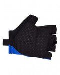SANTINI guantes de dedos cortos - UCI RAINBOW - arcoíris/azul