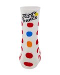 SANTINI calcetines clásicos - TOUR DE FRANCE 2024 - rojo/blanco