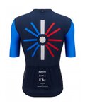 SANTINI jersey de manga corta - TOUR DE FRANCE 2023 - azul